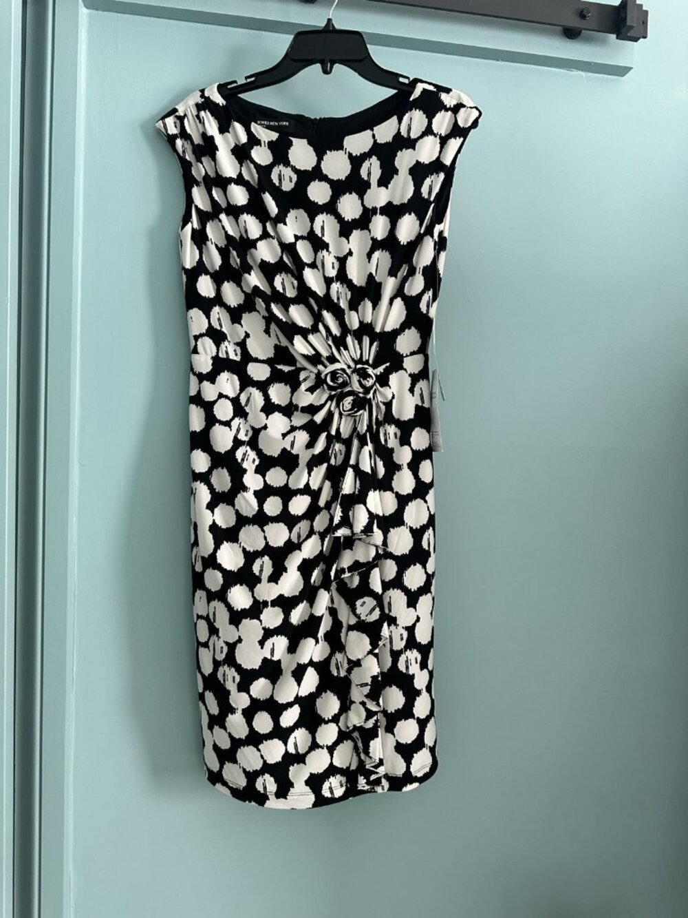 Jones New York NWT Black & White Swirl Dress